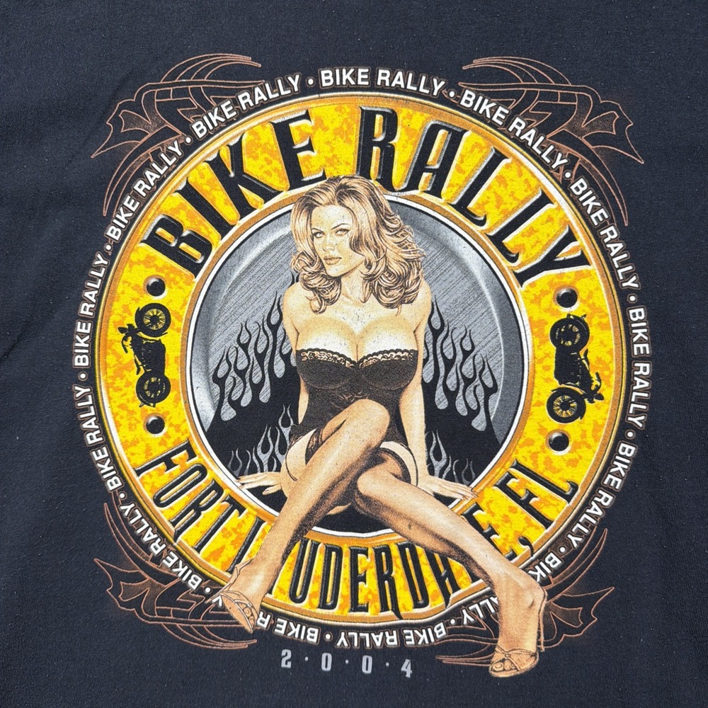 Vintage Harley Bike Week 2004 Blonde Babe Lingerie Size XL